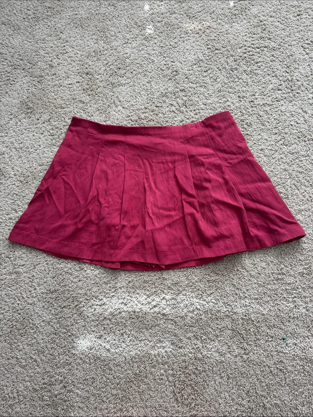 S61 NWT A New Day High Rise Pleated Mini Skort - Size: 17